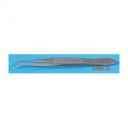 Micro Forceps (Micro Forceps MF-2, Slightly Curved. Smooth or Serrated Jaws)
