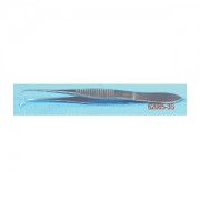 Micro Forceps (Micro Forceps MF-3, Fully Curved. Smooth or Serrated Jaws)
