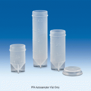 VITLAB® PFA Autosampler Vial Only, Translucent, Conical Interior, 1.5·2.5·4.0㎖With Molded Graduation, - 200 ℃ ~+260 ℃ , Autoclavable, [ Germany-made ] , PFA 오토샘플러 바이알