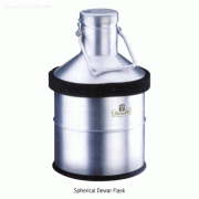KGW® Spherical Dewar Flasks, with Loose Lied Lid, 1~10 Lit. Ideal for Liquid Nitrogen LN2, Dry Ice CO2, etc., 저장 / 운반용 드와 플라스크