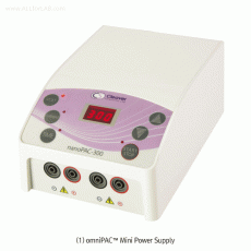 Cleaver® omniPACTM Power Supplies, for Electrophoresis System, Up to 500V, 3000mA, 300W with Safety Alarm Function, Small Footprint, Compact, Easy Set-up, 전기영동 전원공급장치