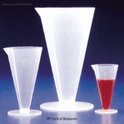 Kartell® Conical Measure, PP & PMP-model, 100~1,000㎖, DIN/ISO, [ Italy-made ] , 액량계, 정밀 눈금부