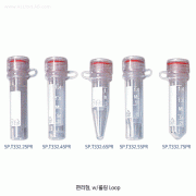 Micrewtube TM PP Printed 0.5~2㎖ Multiuse Screwcap Tube, with O-ring Seal Cap Attached to LoopWith White Gradation, Steriled Package, 1 7,000 rcf, Autoclavable, - 1 90℃~+ 1 2 1 ℃, 멸균 스크류 캡 튜브