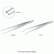 Hammacher® Medical-grade Fine Tissue Forceps, Teethed, L 1 30 & 1 45mmMade of Chrome Nickel Steel(CrNi 1 8/8), Rustless, High-Polished, [ Germany-made ] , 고품질 파인 티슈 포셉