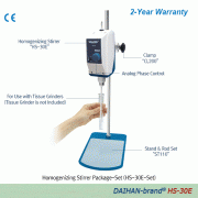 DAIHAN® Homogenizing Stirrer “HS-30E” , for Tissue Grinder, 200~5,000rpmAnalog Phase Control, without Tissue Grinder, with Certi. & Traceability, 호모게나이저 스터러