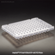 Amplate TM PP Semi-Skirted 96-well PCR Plate, with Alphanumeric Grid, - 196℃~+121℃With Ultrathin Wall, Certified RNase·DNase·Pyrogen·DNA-free, [ Canada-made ] , PCR 플레이트