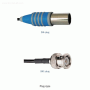 SI Analytics® ScienceLine pH Combination Electrode, Glass Shaft, 0~14pH, -5~+100℃ 1m Fixed Cable with DIN/BNC Plug, with Temp. Sensor, 사이언스라인® 유리 pH 복합 전극