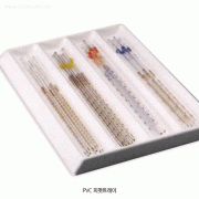 Kartell® PVC Pipet Tray, 4 CompartmentsFor Drawer Storage and Transport, -20℃~+80℃, PVC 피펫 트레이/랙