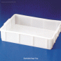 Kartell® HDPE Deep Tray, Stackable, White, 10·16·20LitMade of High-density Polyethylene(HDPE), -50℃~+105/120℃, HDPE 大형 딥 트레이, 백색