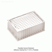 4titude® Solvent Resistant Adhesive Foil Seal, Sealing Microplates containing Solvent including DMSO솔벤트 내성 접착 Foil Seal, Peelable, -20 ~ +80℃, 122×80㎜