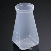 Drosophila PP Bottles, with Pliable Top id Φ38.5mm for Easy Stopper Removal, 177㎖ with Square-bottom & Mold Graduated, Autoclavable, -10℃~+125/140℃, PP 초파리 배양 병