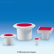 VITLAB® PP Joint Stoppers, DIN 10/19 ~ 60/46, with Red Core, Autoclavable, PP 조인트 스토퍼