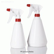 VITLAB® PP Lab-Spray Bottles, Autoclavable, -10℃~+125/140℃, 400 & 800㎖ Adjustable from a Fine Mist to a Narrow Jet Reaching 3~4 meter, PP White 자외선차단 분무기