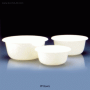 VITLAB® PP White Bowls, Autoclavable, 1~13 Lit, 백색 보울, 원형 다용도