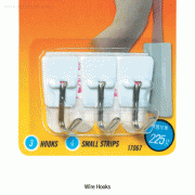 3M® Command® Wire Hooks, Holds Strongly / Removes Cleanly, Damage-free Hanging for Office & Kitchen ware, Loading Capacity 225g, 코맨드® 사무실 & 주방 훅