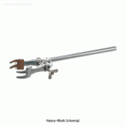 Bochem® Heavy-duty Universal Finger Clamp, 0~80mm Grip with Φ12× L180mm Rod, Aluminium, DIN12894, 중량 만능 클램프