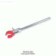 SciLab® 2-prong Clamps, Stainless-steel, Grip Capa. 20~60mm Ideal for Circular and Irregular Object, Screw Angle Adjustment-type, 2-가닥형 클램프