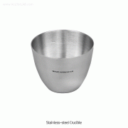 Stainless-steel Crucible, 22~100㎖ without Lid, Non-magnetic 18/10 Stainless-steel, 비자성 스텐 도가니