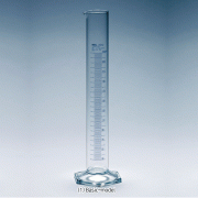 MBL® B-class Glass Cylinders, Blue Enamel Graduation, 5~2000㎖ Boro-glass 3.3, 메스실린더, 청색눈금, 안정된 6각형