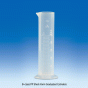 VITLAB® B-class PP Short-form Graduated Cylinders, with Mould Scale with Round Base, Autoclavable, 125/140℃, PP 단형 실린더, B급