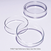 PYREX® High Performance Heavy-duty Petri Dishes, Φ60~150mm Made of Boro-glass 3.3, DIN, Autoclavable, 고품질 페트리디쉬