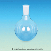24/40 Quartz Round-bottom Flask, 100~1,000㎖
