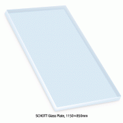 SCHOTT Glass Plate, 1150×850mm, Boro-α3.3, Thick-2.25, 3.3, 5.0 & 6.5mm for Manipulating, Laboratory and Industry, 특급내열 스탠다드 판유리, Same as Pyrex®