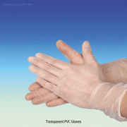 Koreca® Transparent PVC Clean Room Gloves, Grade 10 Class, L305mm with Long Cuff, Ambidextrous, No Allergy by Natural PVC, 투명 크린룸용 PVC 장갑