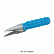 Bochem® Cork Borer Sharpeners, for All Bores Size(1~18) Φ5~Φ26mm with Convenience Plastic Large Handle, Finished Surface, Stainless-steel #430, 콜크 보러 샤프너