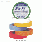 Bel-Art® Write-On Label Tapes, Colored for Writing or Marking, 라벨테이프