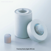 Freezing Handy Agate Mill Jars, Coated Urethane, Φ49×100 mm, 휴대용 동결분쇄 밀