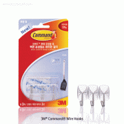 3M® Command® Wire Hooks, Holds Strongly / Removes Cleanly, Damage-free Hanging for Office & Kitchen ware, Loading Capacity 225g, 코맨드® 사무실 & 주방 훅
