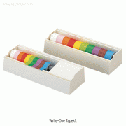 10 Color Write-On Label Tape-kit, w15/w25mm×L5m, -40℃~+115℃ Ideal for Writing/Marking, Water, Oil, Acid, Alkali and Other Chemical Resistance, 라벨 테이프 킷트
