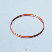 Fluoro-FEP and Silicone O-ring, for Flange of Reaction Vessel, -200℃~+205℃(FEP), -50℃ Ideal for Vacuum Seals, Reagent/Heat-resistant, 반응조용 O-링