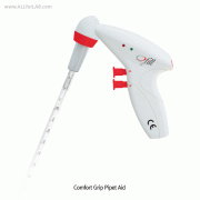 Microlit® Comfort Grip Pipet fillTM, with 2 LED Lamp for Battery Status, for 1~100㎖ Pipets with Light Weight/-Rechargeable Battery 220V Charger, Fully Autoclavable, 피펫에이드