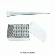 VITLAB® & BRAND® Pipetter Tips 0.5~10,000㎕ Universal Fit/Fine Tips & Racks, Certified with Lot No. of the Tip Made of High-quality Polypropylene(PP), Hi-pure, No-Lubricants, 121℃ Autoclavable, CE-marked, 정밀만능형 피펫 팁 & 팁랙