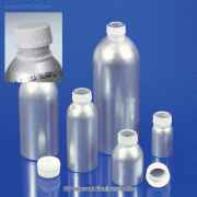 Burkle® UN-approval Aluminum Bottle, Un-Breakage, Seamless, 60~1,200㎖ with Safety PP Screwcap / Al-Liner, Al-99.5%, UN Approval, 순알루미늄 랩 바틀