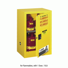 Zoyet® Safety Cabinets for Flammables, with Double Layer Fire Proof Steel with Insulation Layer, 15~410 Lit for Easy Open & Close 180° Door with Double Keys, with High Visible Warning Label, with Manual-/Self Closing-Door Compliance with OSHA 29 CFR 1910.