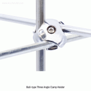 Ball-type Three Angle Clamp Holder, Cast-Zinc, Grip Capa. Φ10~12mm  볼타입 세방향 클램프 홀더
