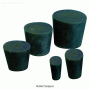 SciLab® Rubber and Silicone Stoppers, Φ11~Φ110mm 고무 마개(흑색)와 실리콘 마개