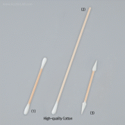 High-quality Cotton / Rayon Swabs, for Clean Room, Length 75 & 150mm with Wood-Handle, Tip - High-quality Cotton / Rayon Swabs, 고품질 레이온 면봉