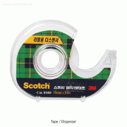 3M® Scotch® “810D” Write-On-Label Magic Tape with Dispenser, No Signs of Taping, w12 & 18mm, L20 & 30m Ideal for Permanent Applications, Translucence, Text / Using Hand-tear, “810D” 스카치® 매직라벨테이프
