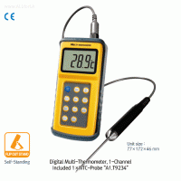 DAIHAN® IP67 Waterproof Digital Thermocouple Thermometer, with 1×NTC-Probe with 10 Sets Memories Data Storage, Recalling & Clearing, -50℃~+300℃, 방수 / 휴대용 1채널 디지털 온도계