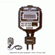 ETL® Digital Multi-function Stopwatch / Timer, 0.01sec./24hr with Count-Down/-Up, 0.01 sec./0~30 min., 1 sec./30min.~24hr, 다기능 스탑워치/타이머