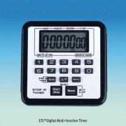 ETL® Digital Multi-function Timer / Stopwatch with Count-Down / -Up, Programmable, 0.01sec.~100hr, 다기능 타이머 / 스탑워치