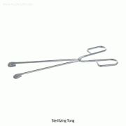 Bochem® Sterilizing Tong, L280mm, 5mm Thickness Made of Non-magnetic Stainless-steel, Polished Surface, 멸균용 집게