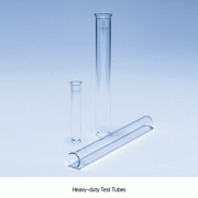 PYREX® High-Quality Test Tubes, Φ10~24mm, 4~73㎖ with Safe Rim, 1.2mm Wall-thick(4 & 6 Tubes : 1mm Wall-Thick), 고품질 글라스 시험관