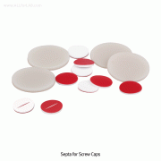 SciLab® Pre-Slit Septa for Screwcaps, 8~24mm, 스크류 캡용 셉타