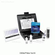 CHEMetrics® CHEMets® Water Test Kit, Visual Colorimetric Analysis, 30 Ampoules with Comparator Tapered, Pre-scored Tip, Vacuum-sealed Reagents, Maximum Simplicity & Accuracy, 수질시험키트, 비색법