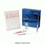 CHEMetric® Titrets® Test Kit, Titrimetric Analysis of Water, with Titrettor Device for Precisely Control with Scale Printed Φ13mm Ampule, Reverse Titration, 수질 시험키트, 적정법 분석